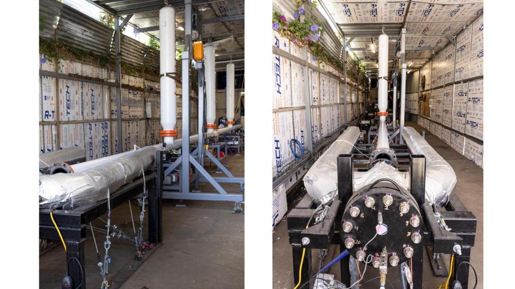 Prototipo de cañón para lanzar objetos al espacio