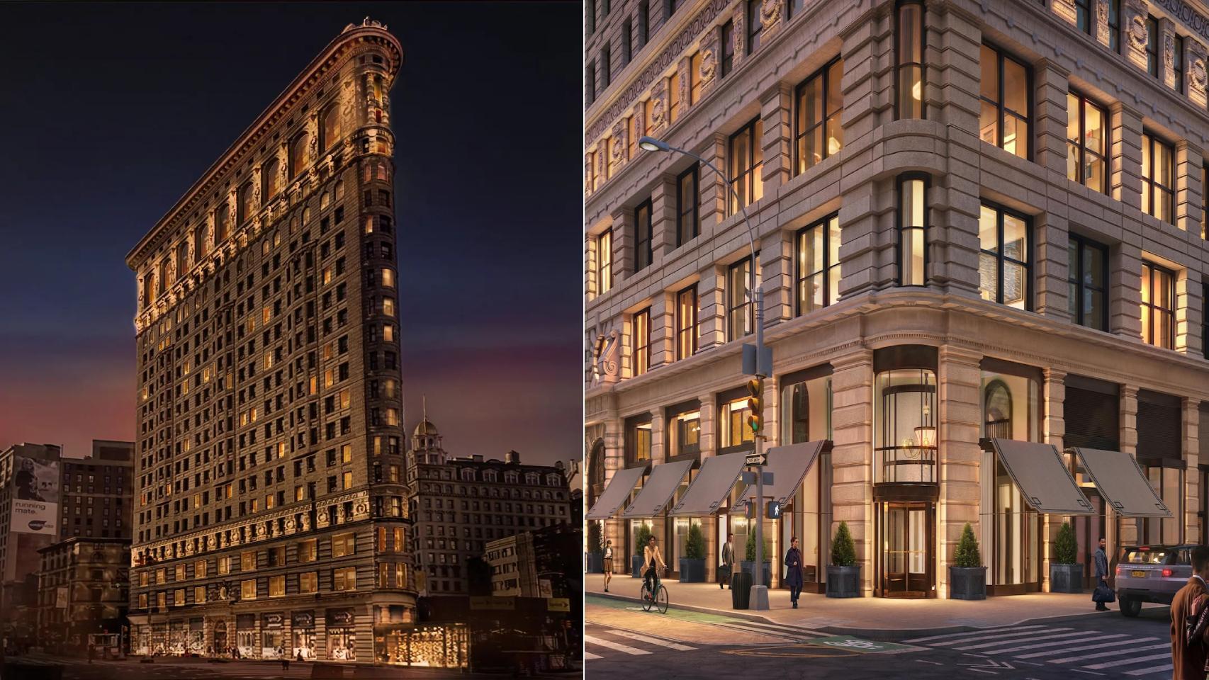 Exterior del edificio Flatiron de Nueva York.