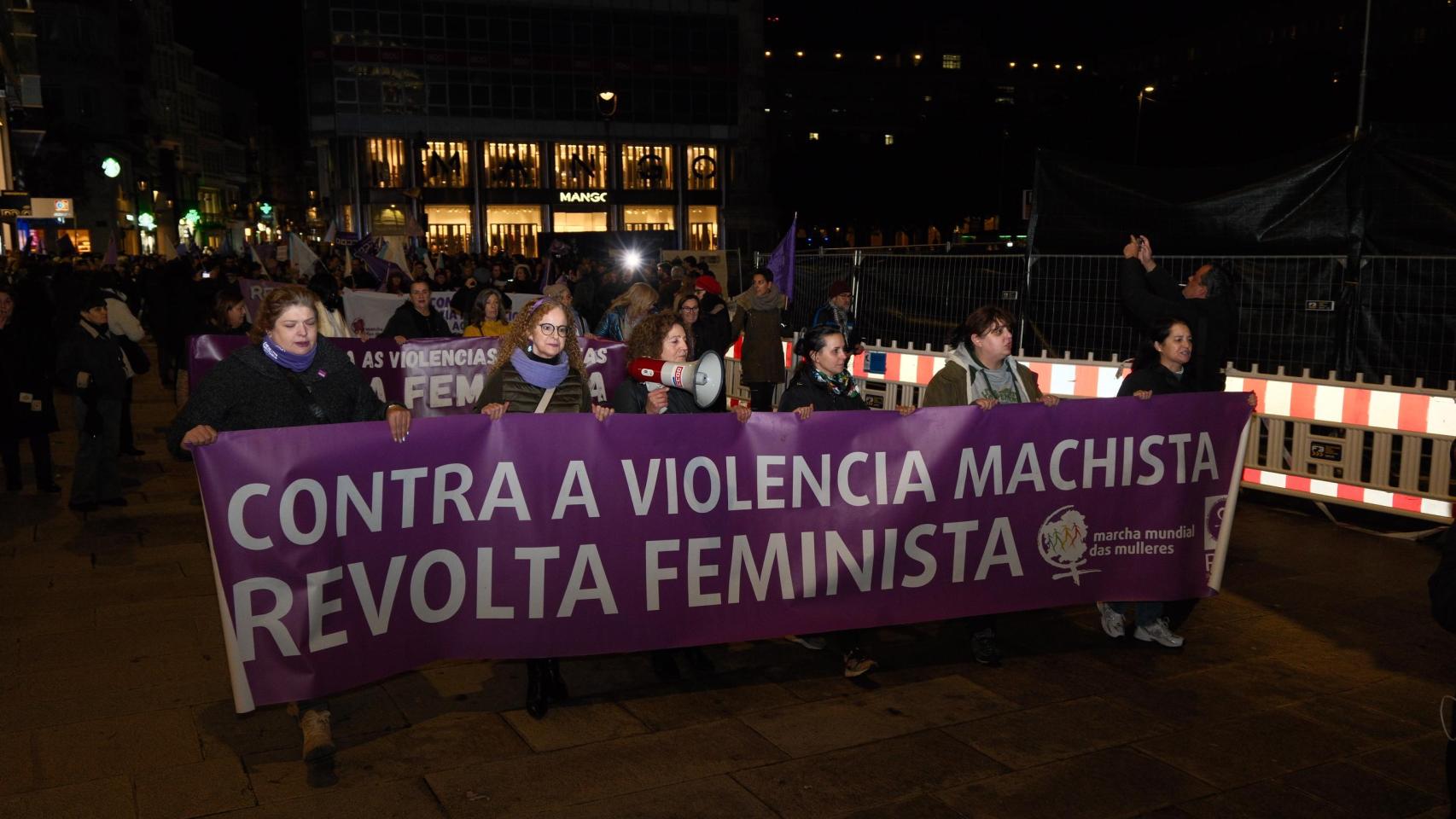 Manifestación por el 25N 2025 en A Coruña