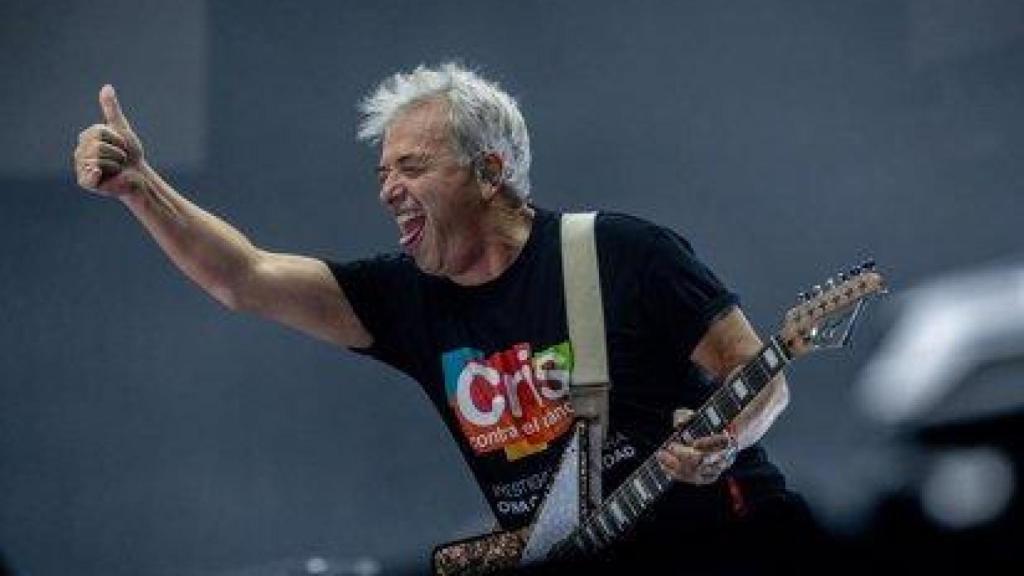 Imagen de 'Hombres G' en concierto.