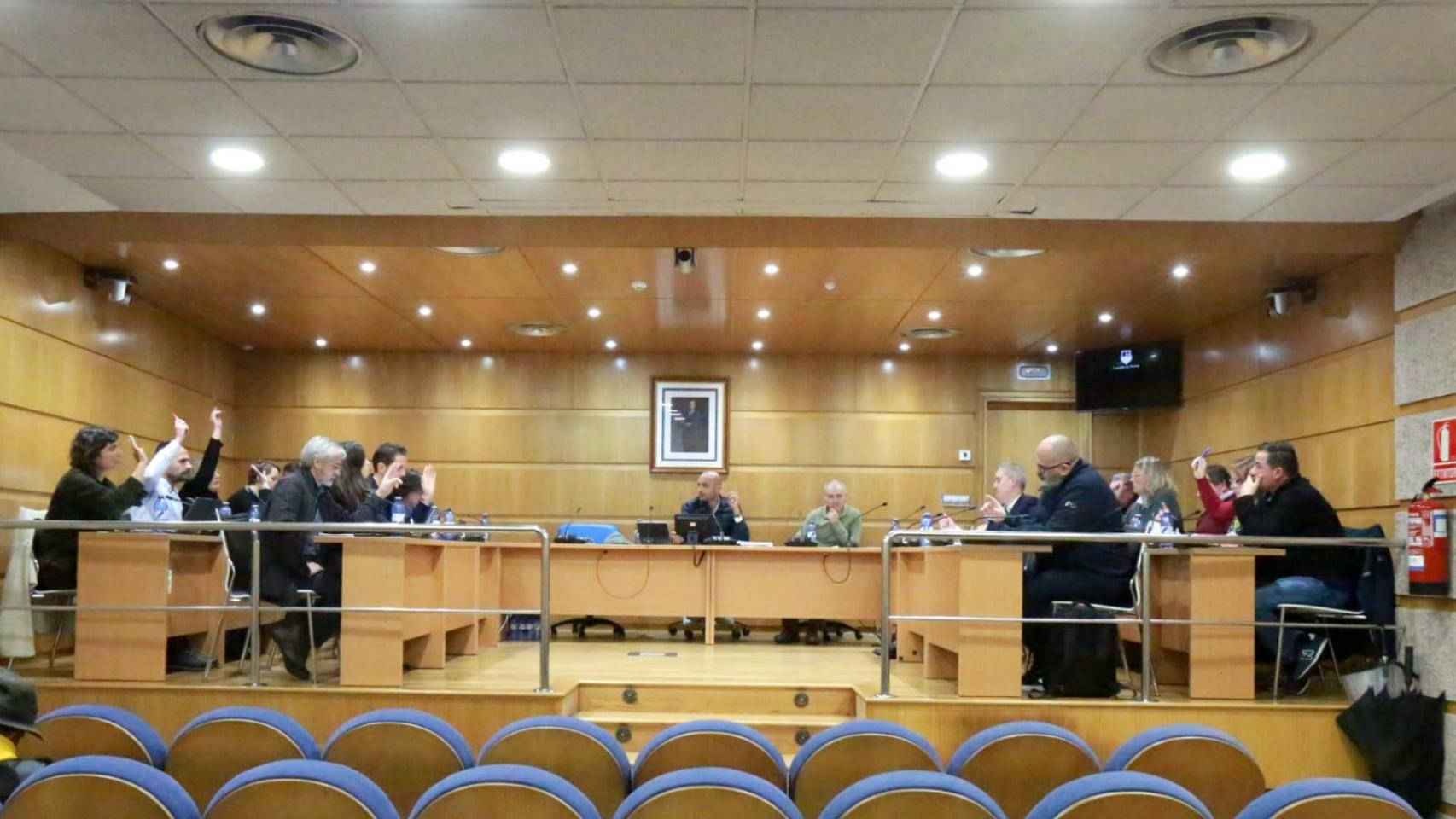 Pleno de O Porriño, en Pontevedra.