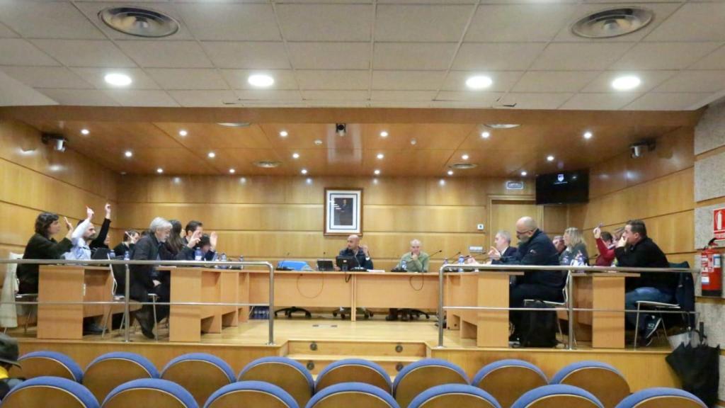 Pleno de O Porriño, en Pontevedra.