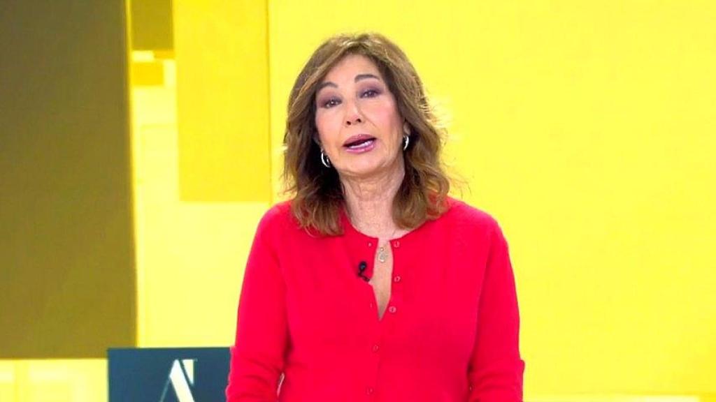 Ana Rosa Quintana, durante el programa del pasado martes.