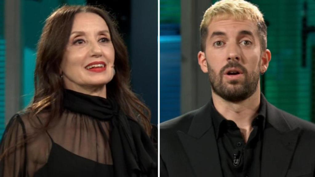 Luz Casal y David Broncano, en un fotomontaje de BLUPER.