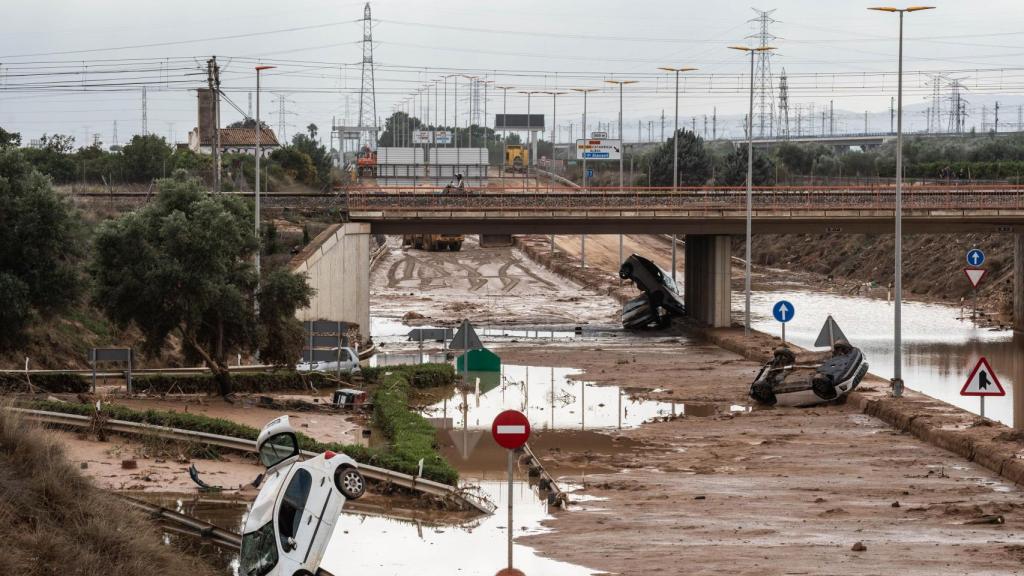 Estragos ocasionados por la DANA de de 2024, en Torrent, Valencia.