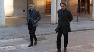 El secretario autonómico del Gabinete del President y Comunicación, José Manuel Cuenca, a su llegada a los juzgados. Jorge Gil / EP