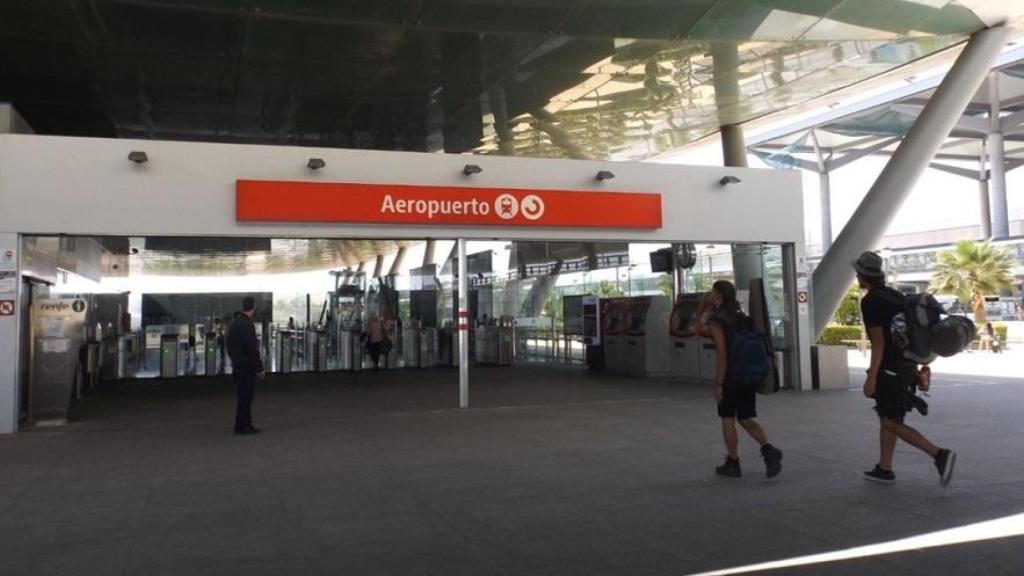 Imagen de la estación de Cercanías del Aeropuerto de Málaga.
