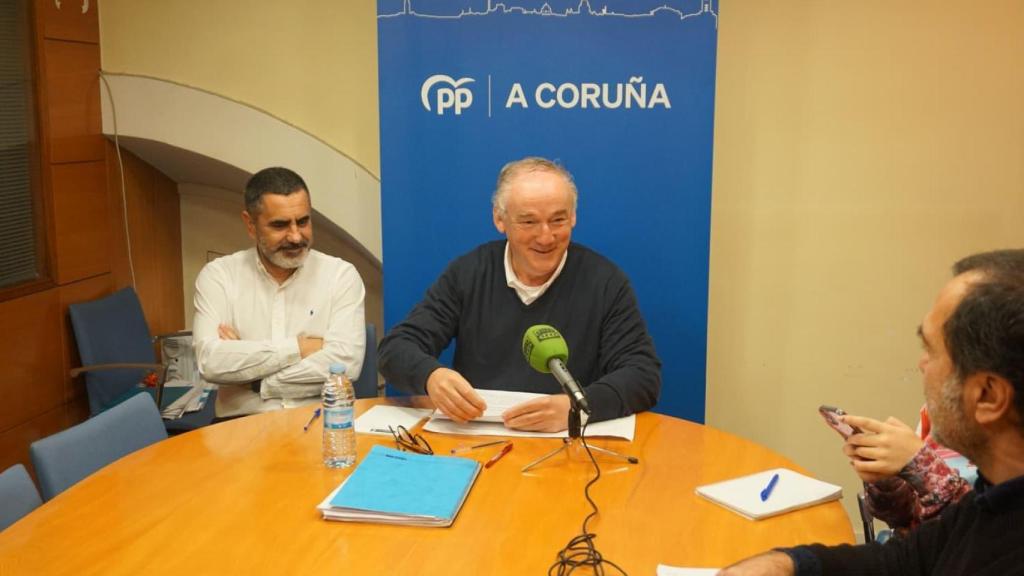 El portavoz del PP en A Coruña, Miguel Lorenzo.