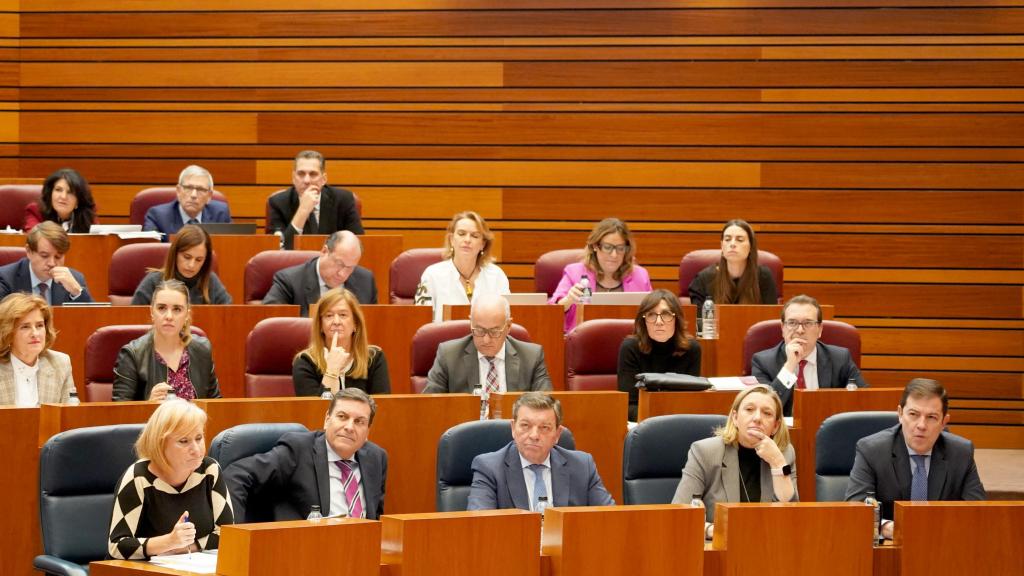 Votación de la iniciativa del Grupo Popular en el pleno de las Cortes de Castilla y León de este miércoles