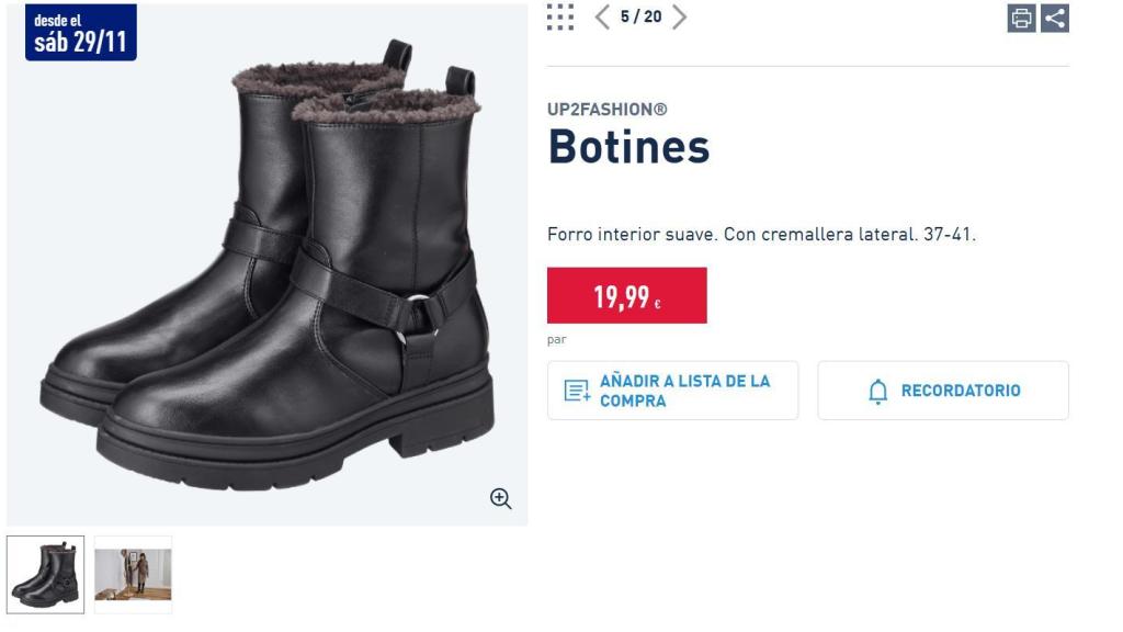Botines.