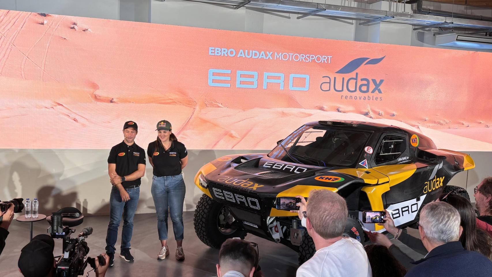Presentación del proyecto de Laia Sanz y EBRO para el Rally Dakar 2026.