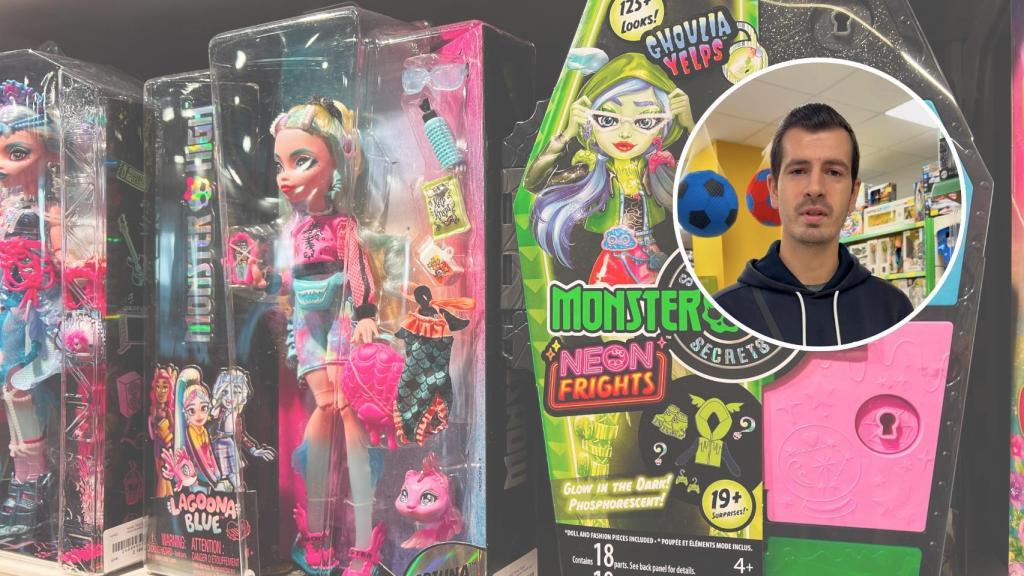 Las Monster High son las muñecas favoritas de Cristian.