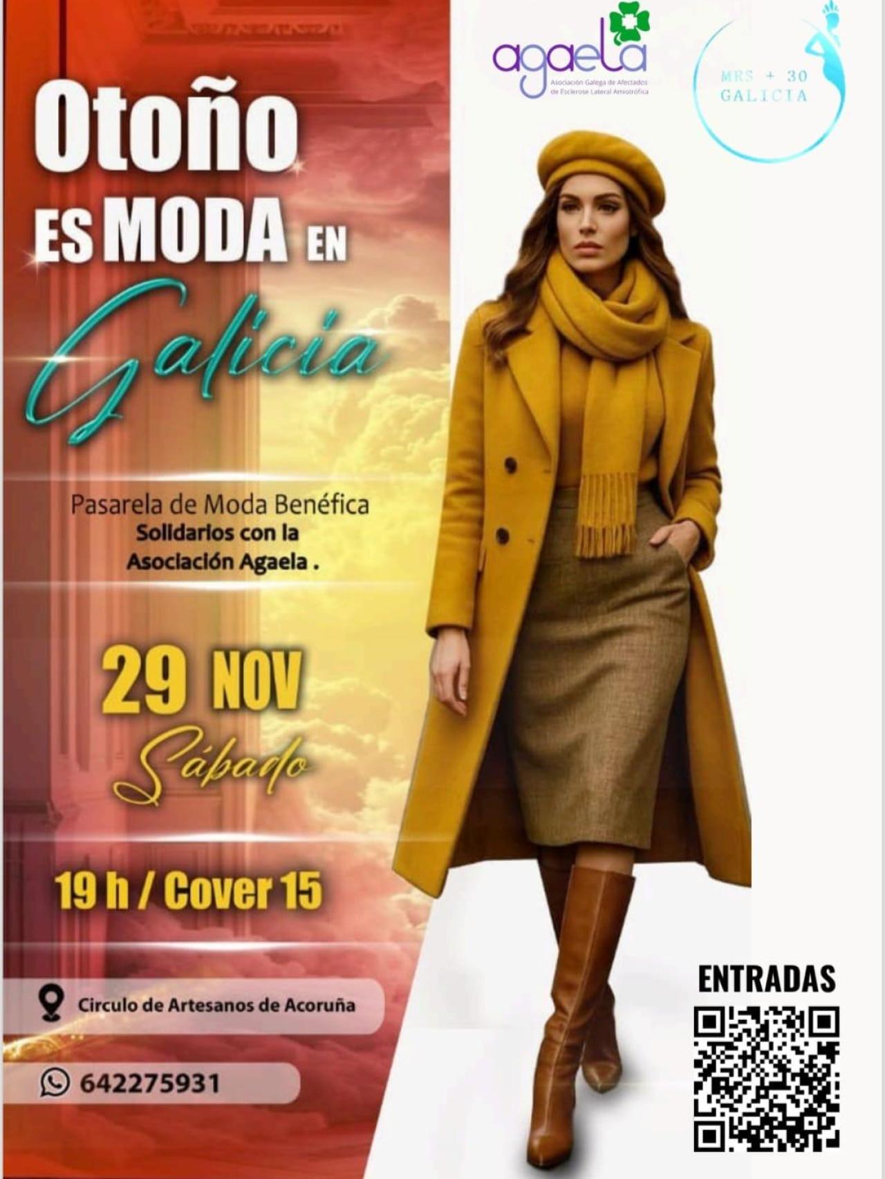 Cartel de Moda Es Otoño.