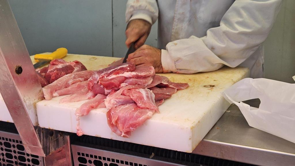 Carnicería de Daniel en la plaza de Lugo.