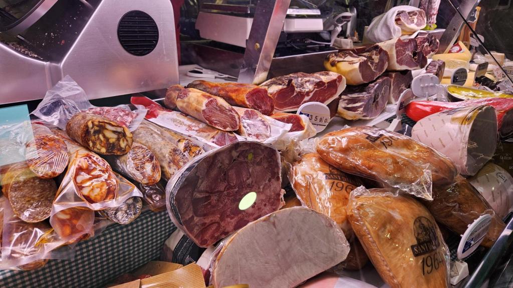 Charcutería Rosa Mary en la plaza de Lugo.