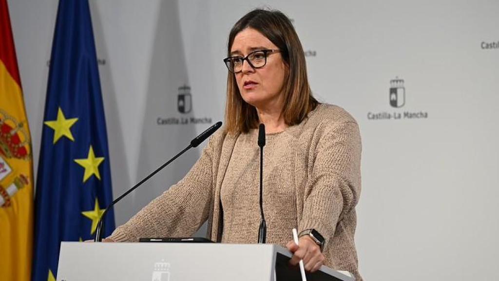 Esther Padilla, portavoz del Gobierno de Castilla-La Mancha.