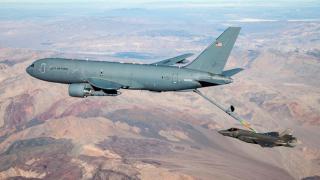 Un avión cisterna KC-46A Pegasus.