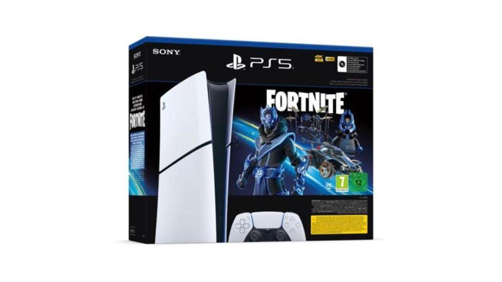 PS5 digital en pack con el Fortnite Cobalt Star