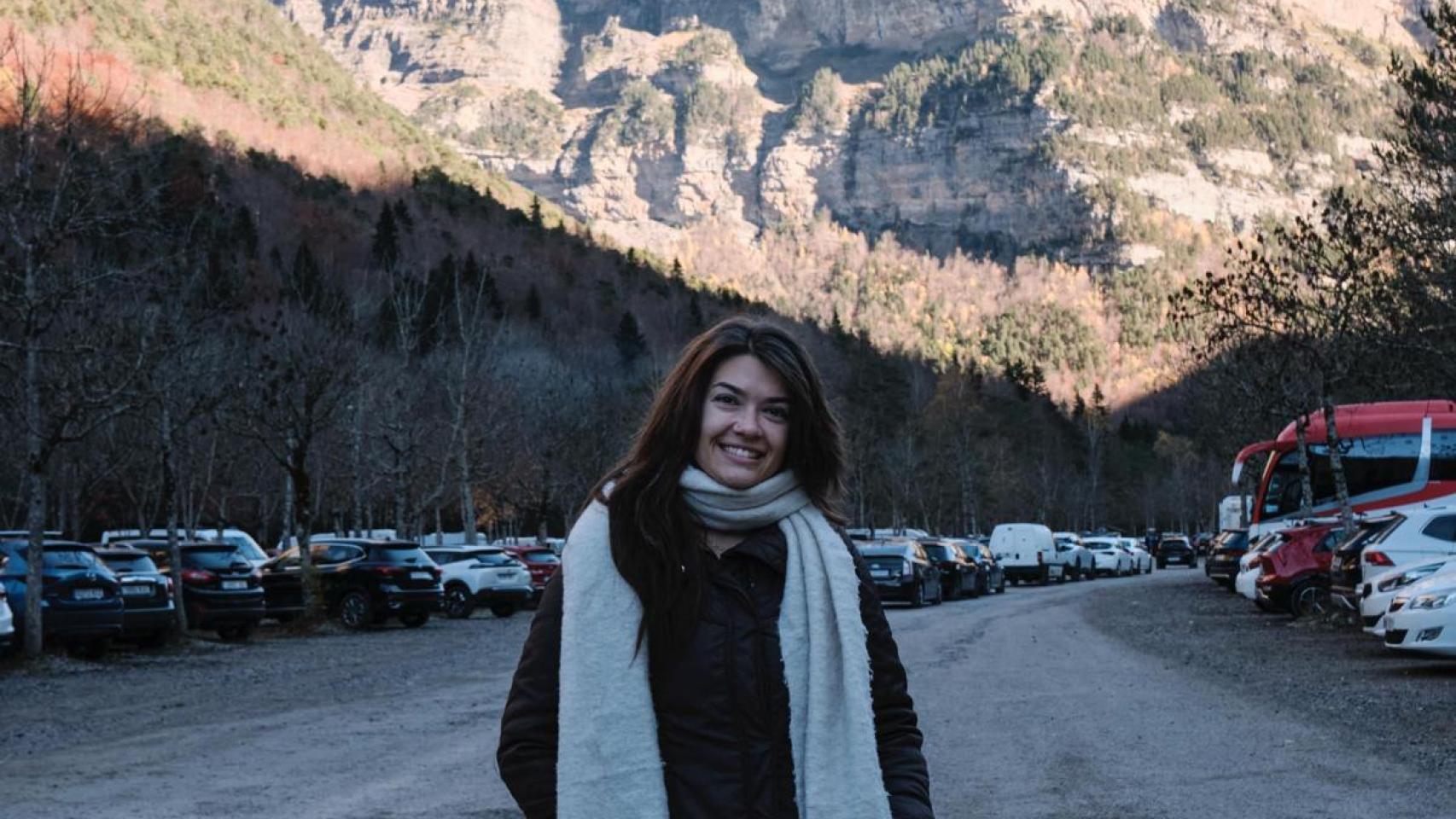 Kylie Martin en el Parque Ordesa y Monte Perdido en Huesca.