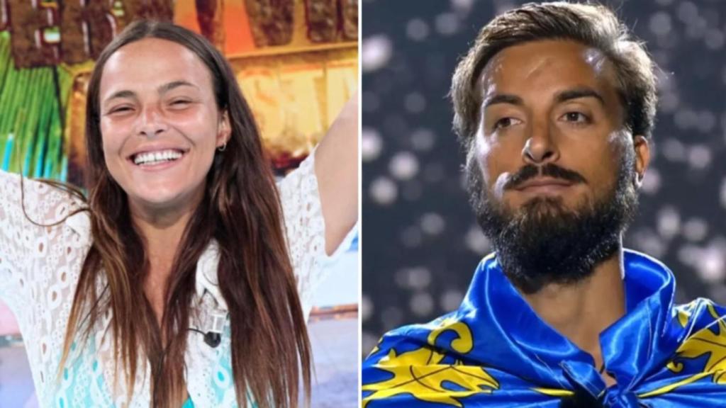 Marta Peñate y Borja González, en un fotomontaje de BLUPER.