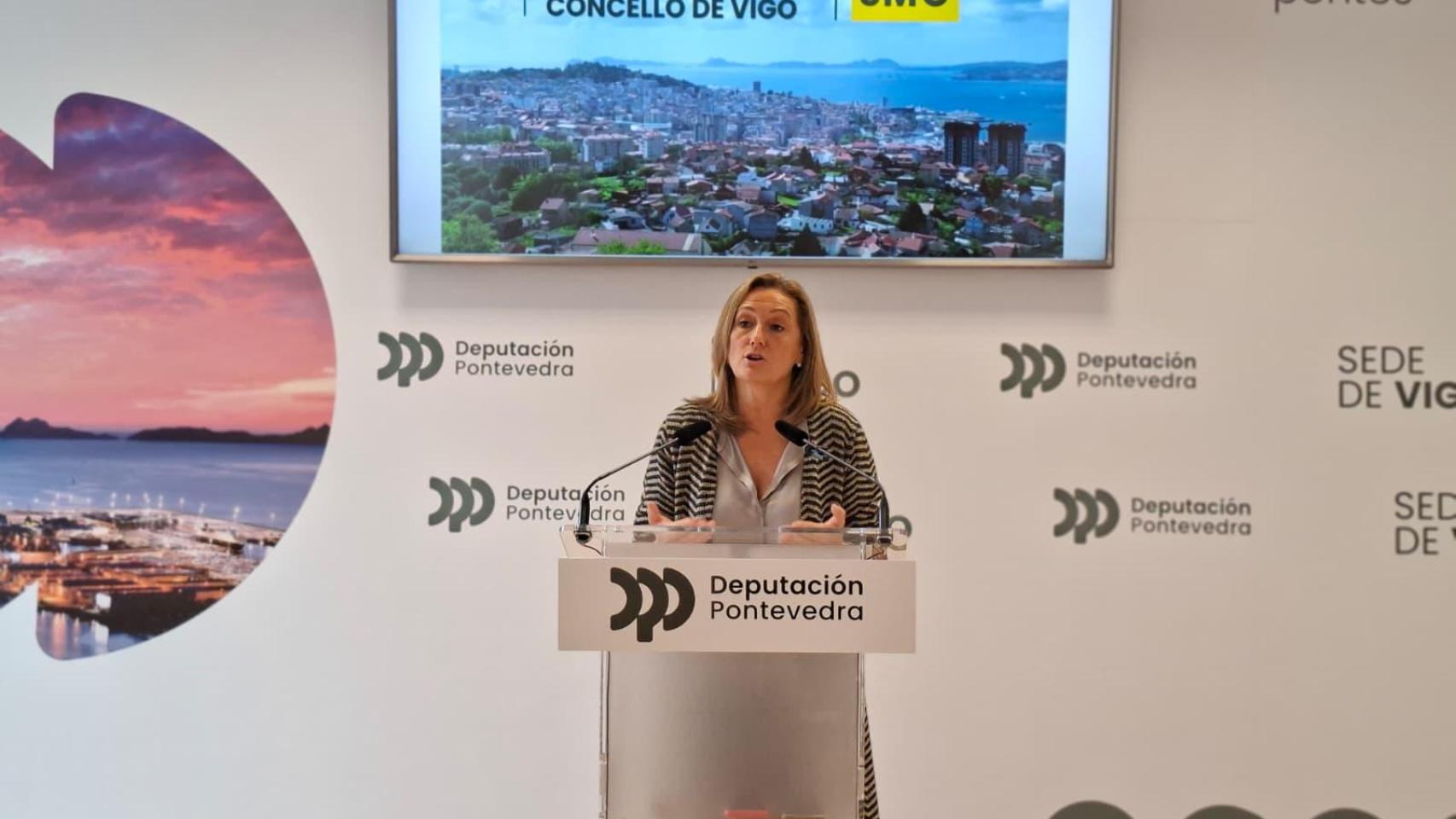 Vicepresidenta de la Deputación de Pontevedra, Luisa Sánchez