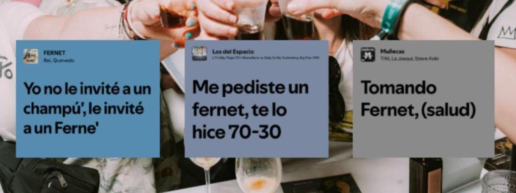 Canciones donde se nombra a Fernet-Branca.