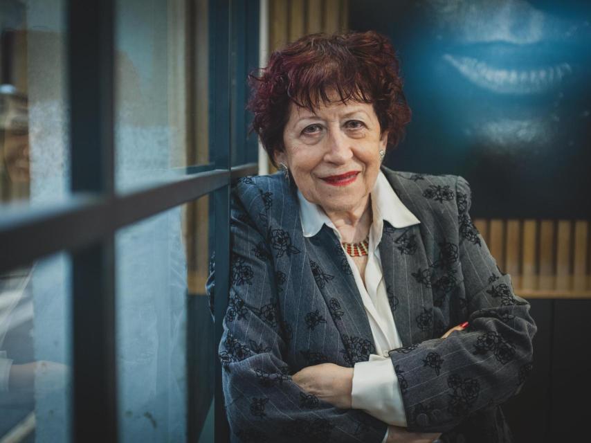 Aymerich, retratada tras la entrevista.