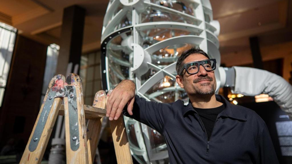 Solimán López, este miércoles durante la presentación de la exposición a los medios. Foto: EFE/Fernando Villar