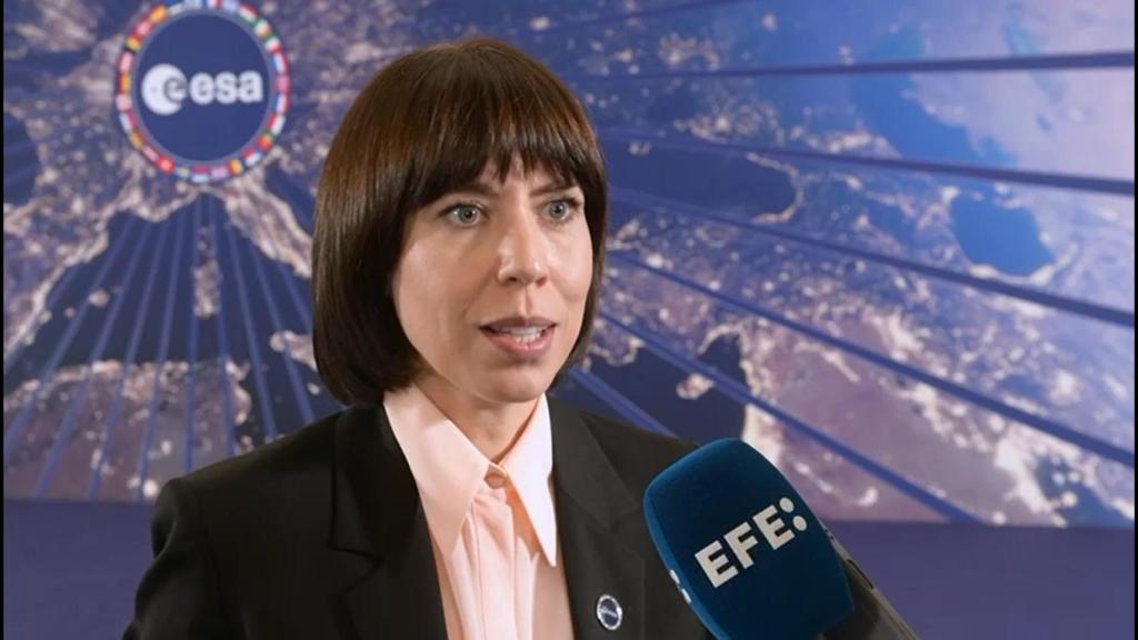 La ministra Diana Morant, durante el anuncio del incremento del presupuesto a la ESA