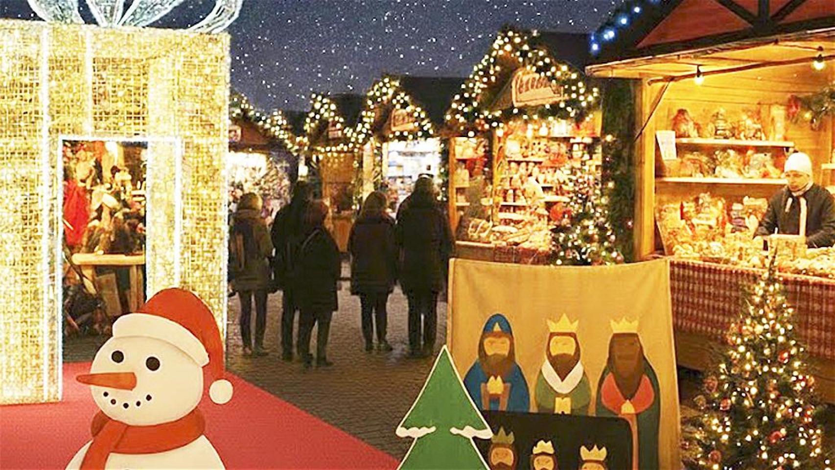 El mercado navideño de El Espinar