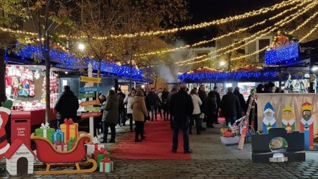El mercado navideño de El Espinar