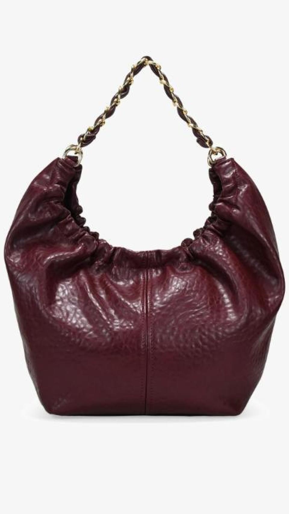 Bolso Bosanova color burdeos.