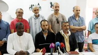 Varios miembros de la comunidad musulmana en Mallorca.