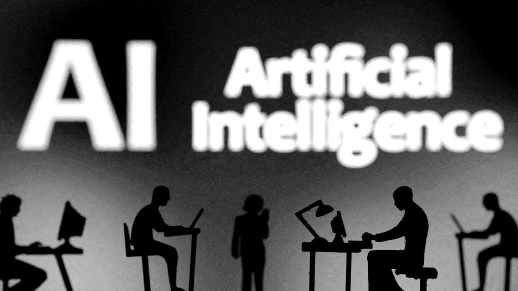 Ilustración sobre inteligencia artificial.