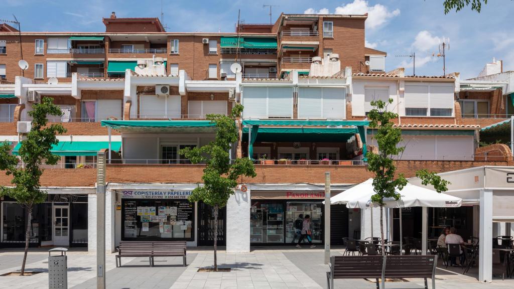 Bloques de pisos situados en la parte residencial del barrio del Polígono, en Toledo.