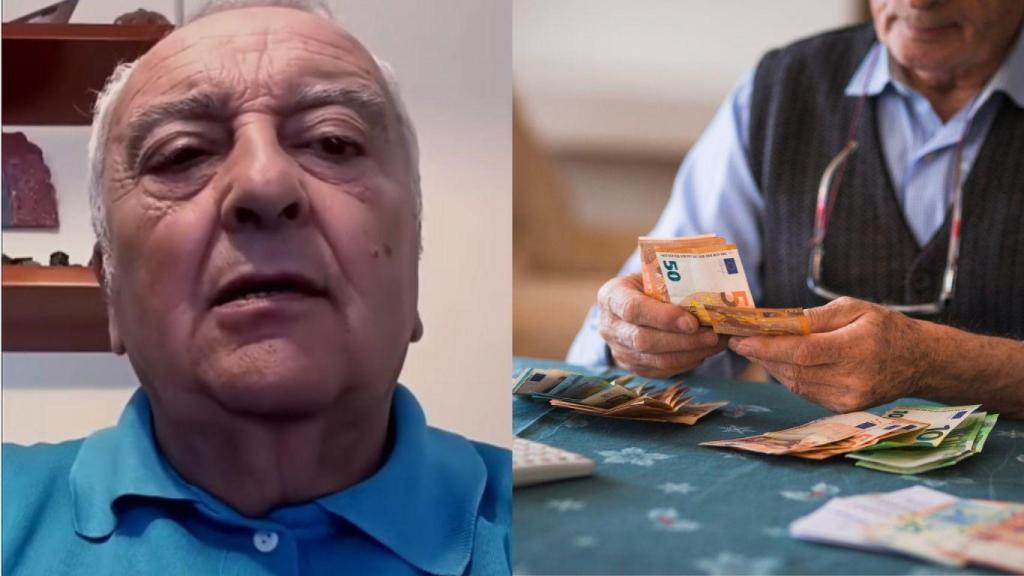 Montaje con Paco Crespo, ingeniero jubilado con 46 años cotizados (Asjubi 40) y un jubilado (imagen de archivo).