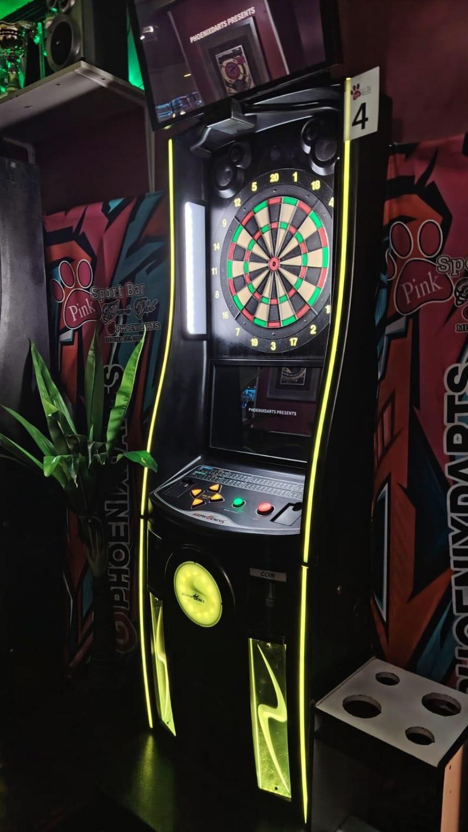 Las dianas en el Pink Sport Bar