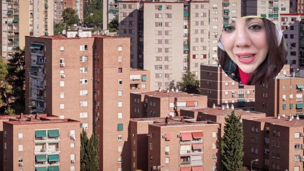 Montaje de Cristina Crespo, funcionaria de 35 años.