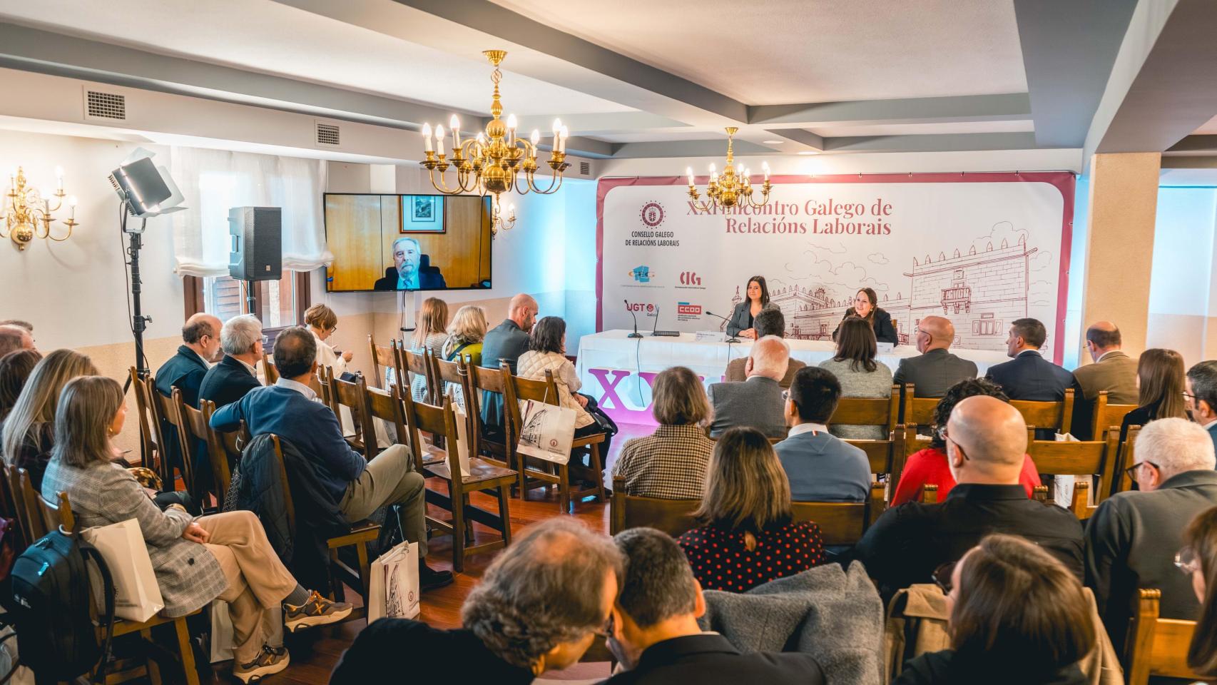 Encontro Galego de Relacións Laborais: Bodas reivindica la negociación colectiva y el CGRL presume de eficacia