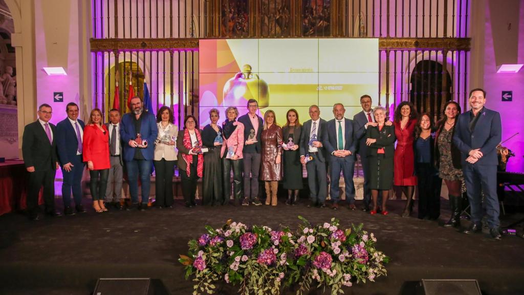 Imagen de los premiados.