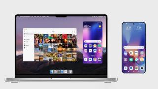 Móvil Xiaomi y ordenador Mac