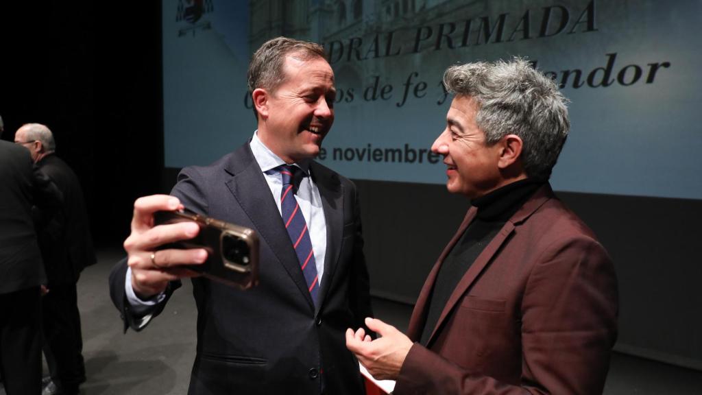 Carlos Velázquez en la presentación del documental.
