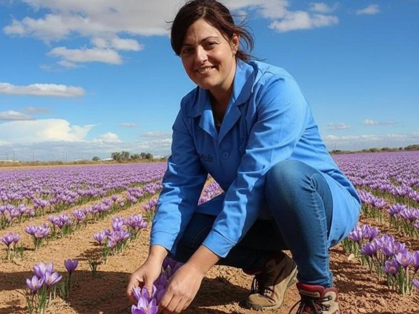 Valentina Cabra, presidenta de la DOP Azafrán de la Mancha.