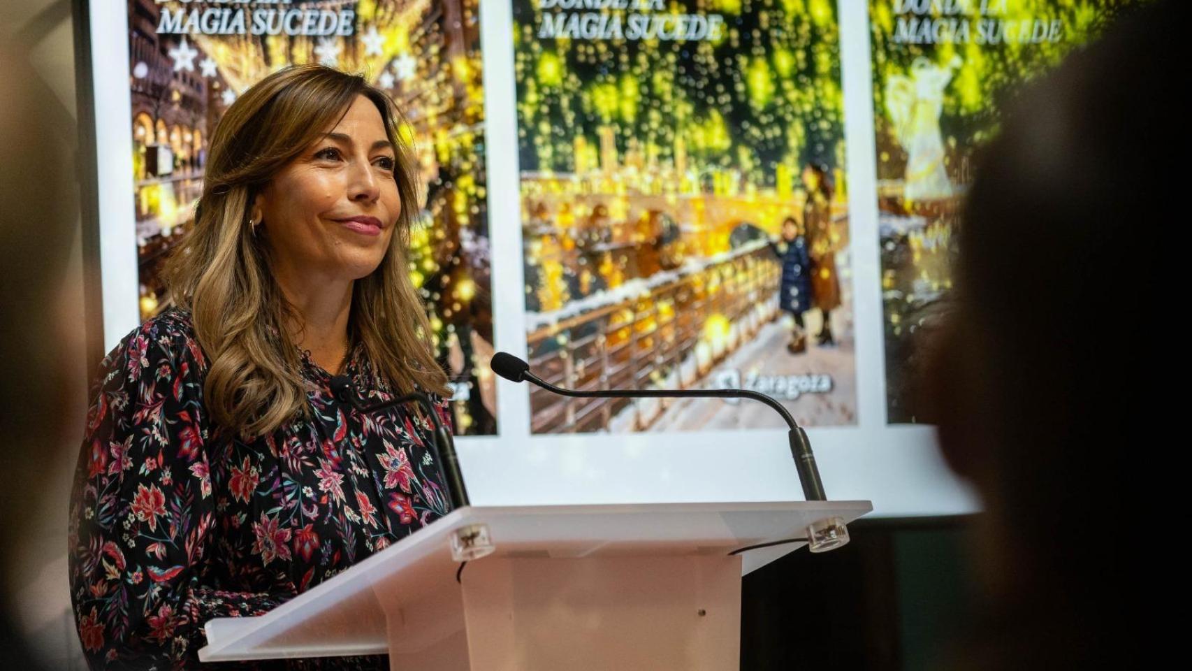 La alcaldesa de Zaragoza, Natalia Chueca.