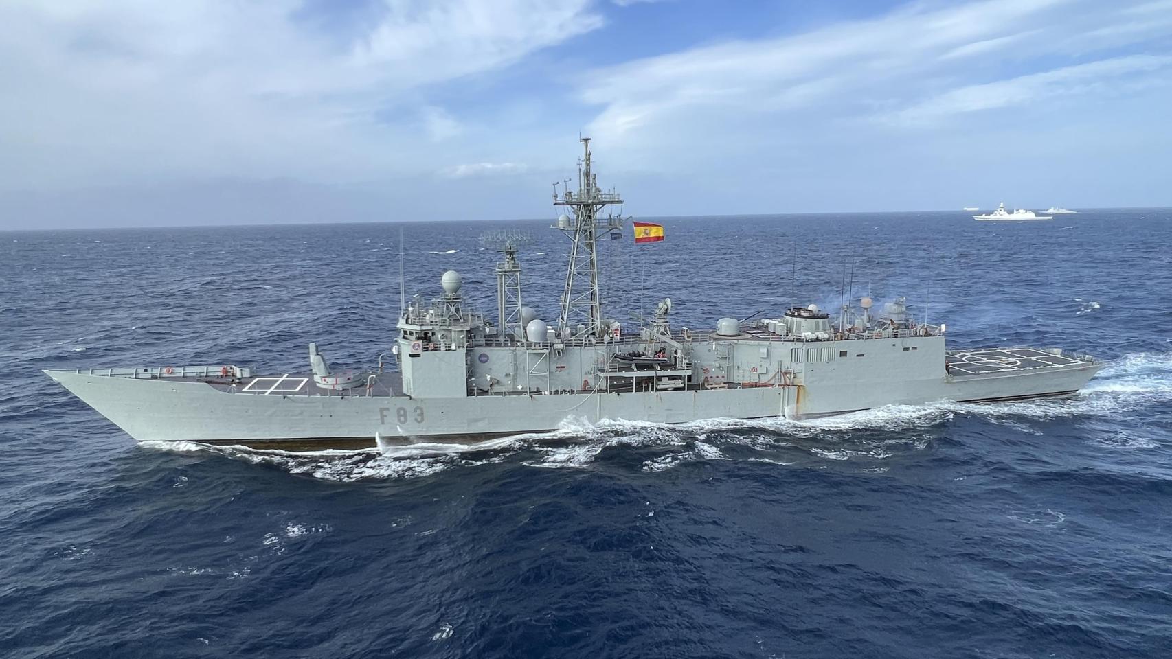 La fragata 'Numancia'.