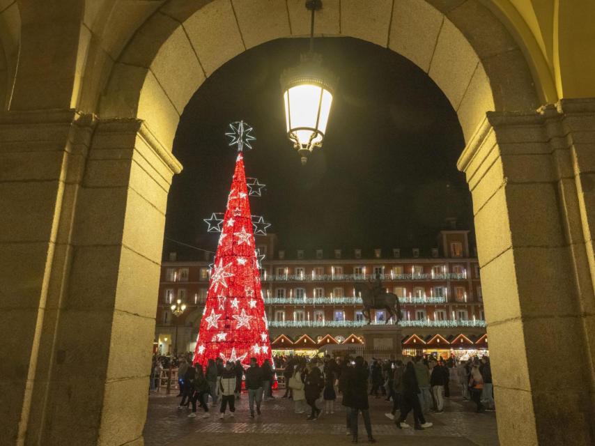 Vistas de la entrada a la plaza.