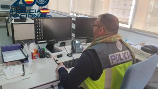 Imagen de archivo de un agente de la Policía Nacional.