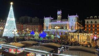 El mercado navideño en Valladolid