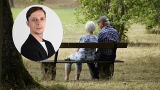 Montaje de Víctor Tostado con un matrimonio jubilado (Pixabay).