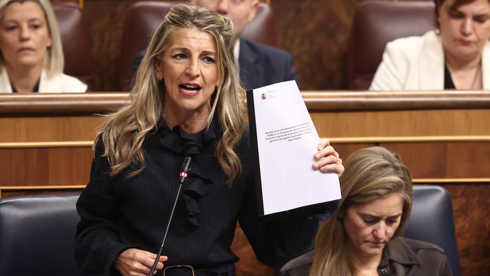La vicepresidenta segunda y líder de Sumar, Yolanda Díaz.